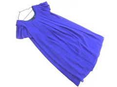 新品 Ray BEAMS レイビームス シフォン フリルスリーブ ワンピース 青 ■◆ レディース