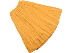 nano universe ナノユニバース ロング プリーツ スカート size36/ブラウン ■■ レディース