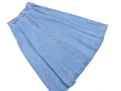 URBAN RESEARCH アーバンリサーチ ボタン ロング デニムスカート sizeM/青 ■■ レディース