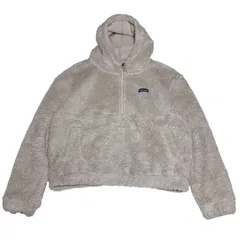 Patagonia パタゴニア ボアフリース プルオーバー パーカー XXL キッズ ベージュ系