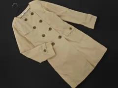 NATURAL BEAUTY BASIC ナチュラルビューティーベーシック トレンチ ノーカラー コート sizeM/ベージュ ■◇ レディース