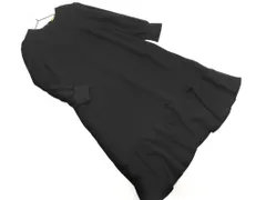 URBAN RESEARCH ROSSO アーバンリサーチロッソ フリル Iライン ワンピース size38/黒 ◇■ レディース