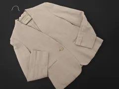 UNITED ARROWS ユナイテッドアローズ ノーカラー ジャケット size36/ベージュ ■◇ レディース