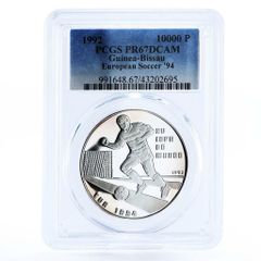 チュニジア 1ディナール スベイトラ・スフェトゥラ遺跡建築 PR69 PCGS