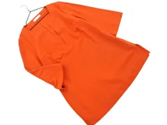 自由区 ウール100% チュニック ワンピース size38/オレンジ ◇■ レディース