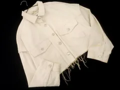 ZARA ザラ Gジャン デニム ジャケット sizeS/オフホワイト ◇■ レディース