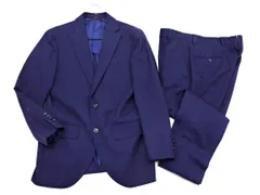 L B M 1911 エルビーエム1911 背抜き セットアップ ジャケット パンツ スーツ size44R/紺 ■◇◎メンズ