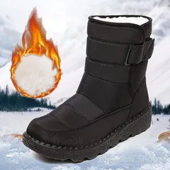 スノーブーツ スノーシューズ レディース ブーツ ムートンブーツ 裏起毛 暖かい 冬 雨 雨用 雪 雪用 防水 防滑