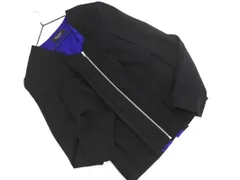 Paul Smith ポールスミス ジップアップ ノーカラー ジャケット size44L/黒 ◇■ レディース