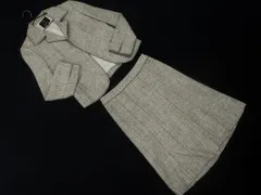 23区 ウール混 ツイード ジャケット スカート セットアップ size36/グレー ◇■ レディース