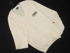 D＆G ディー＆ジー ドルチェ＆ガッパーナ ウール混 Vネック ニット セーター sizeXS/アイボリー ◇■ メンズ