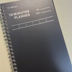 motemote テン 10分 Study プランナー 100日 百日 ブラック
