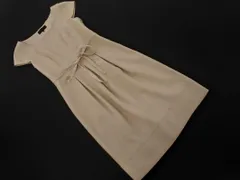 UNTITLED アンタイトル アンゴラ混 Aライン ワンピース size3/ベージュ ◇■ レディース