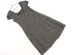 JILLSTUART ジルスチュアート ウール混 レース ワンピース size2/チャコール ◇■ レディース