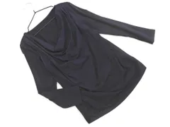 UNITED ARROWS ユナイテッドアローズ ボートネック カットソー 濃紺 ◇■ レディース