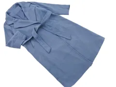 GRL グレイル ウエストリボン ロング コート sizeM/青 ◇■ レディース