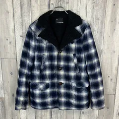 n(n) by NUMBER (N)INE エヌエヌ バイ ナンバーナイン 日本製 オンブレ チェック コーデュロイ ボア ランチ コート 裏ボア 肉厚 厚地 ジャケット メンズ 3 サイズ