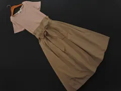 nano universe ナノユニバース ドッキング ワンピース sizeF/ピンクベージュ ■◆ レディース