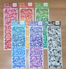 ダイアリーデコ、ポラロイドデコレーション、デコ シール ステッカー 6枚