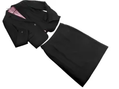 green label relaxing グリーンレーベルリラクシング ユナイテッドアローズ セットアップ ジャケット スカート スーツ size38/黒 ■■ レディース