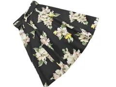 JUSGLITTY ジャスグリッティー 花柄 ロング スカート size1/黒 ◇■ レディース