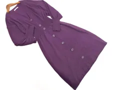 SLY スライ ニット ワンピース sizeF/紫 ◇■ レディース