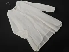 BEAUTY & YOUTH ビューティ&ユース ユナイテッドアローズ 7分袖 バンドカラー プルオーバー シャツ 白  ■◇ レディース