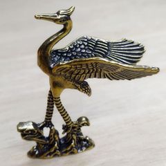 鳳凰 置物 真鍮 開運 風水 インテリア ミニオブジェ D526 - メルカリ