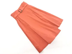 31 Sons de mode トランテアンソンドゥモード ベルト付き タック ロング スカート size38/テラコッタ ◇■ レディース