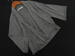 Spick & Span スピック＆スパン ウール100% ショール ボレロ カーディガン グレー ◇■ レディース