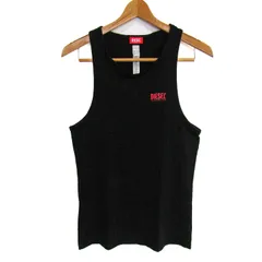 ディーゼル タンクトップ ノースリーブ シャツ ストレッチ ブランド トップス 黒 レディース Lサイズ ブラック DIESEL 【中古】