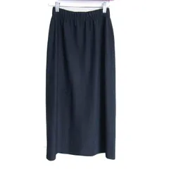 伊太利屋 ロングスカート ストレッチ ブランド ボトムス レディース 9サイズ ネイビー ITALIYA 【中古】のサムネイル