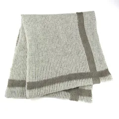 コムサイズム マフラー 未使用 ブランド メンズ レディース ホワイト/グレージュ COMME CA ISM