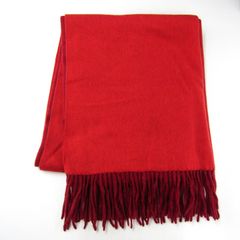 ○FURLA フルラ カシミヤ100% 大判ストール マフラー レッド - メルカリ