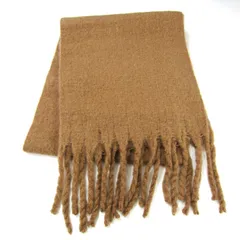 アースミュージックアンドエコロジー マフラー ストール 未使用 無地 ブランド レディース ブラウン earth music&ecology