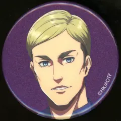 【中古】バッジ・ピンズ エルヴィン・スミス(フェイス) 「進撃の巨人×ROUND1 描き下ろし レトロ風ファッションver. トレーディンググリッター缶バッジ」