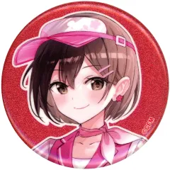 【中古】バッジ・ピンズ MEIKO(名前なし) 「VOCALOID 初音ミク 桜ミク×ROUND1 描き下ろし アメリカンダイナーver. Art by ふーみ トレーディンググリッター缶バッジ」