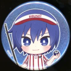 【中古】バッジ・ピンズ KAITO(アップ) 「VOCALOID 初音ミク 桜ミク×ROUND1 トレーディング ちびキャラ ホログラム缶バッジ」