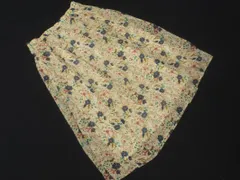 MACKINTOSH PHILOSOPHY マッキントッシュフィロソフィー 花柄 フレア スカート size38/アイボリー ■■ レディース