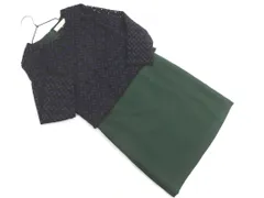 BEAUTY & YOUTH ビューティ&ユース ユナイテッドアローズ レース ワンピース sizeM/紺ｘ緑 ◇■ レディース