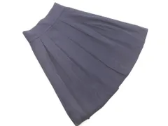 EPOCA エポカ ナイロン フレア スカート size38/紺 ■■ レディース