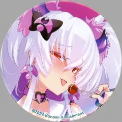 【中古】バッジ・ピンズ グリム・アロエ(サキュバスギャル) いつでも! ずっと一緒だよ♪缶バッジ 「コナミ プレミアムくじ ONLINE グリム・アロエがいっぱいくじ」 D-1賞