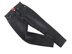 RED CARD レッドカード USED加工 デニムパンツ size22/黒 ■■ レディース