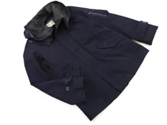 nano universe ナノユニバース ライナー フード 付 ジャケット sizeS/紺 ◇■ メンズ