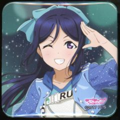 中古】コレクションカード(男性) ROOT FIVE/蛇足/膝上・傘・背景ピンク