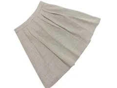 MACKINTOSH PHILOSOPHY マッキントッシュフィロソフィー ウール100% 千鳥柄 フレア スカート size36/白ｘ黒 ◇■ レディース