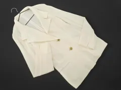 HIROKO BIS ヒロコビス ジャケット size11/オフホワイト ◇■ レディース