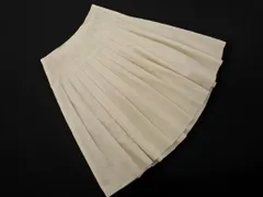 EPOCA エポカ プリーツ フレア スカート size40/アイボリー ■■ レディース