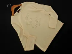 EVEX by KRIZIA エヴェックスバイクリツィア ウール100% ニット カットソー size42/アイボリー ◇■ レディース