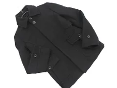 ADAM ET ROPE' アダムエロペ ウール混 コート size36/黒 ◇■ メンズ